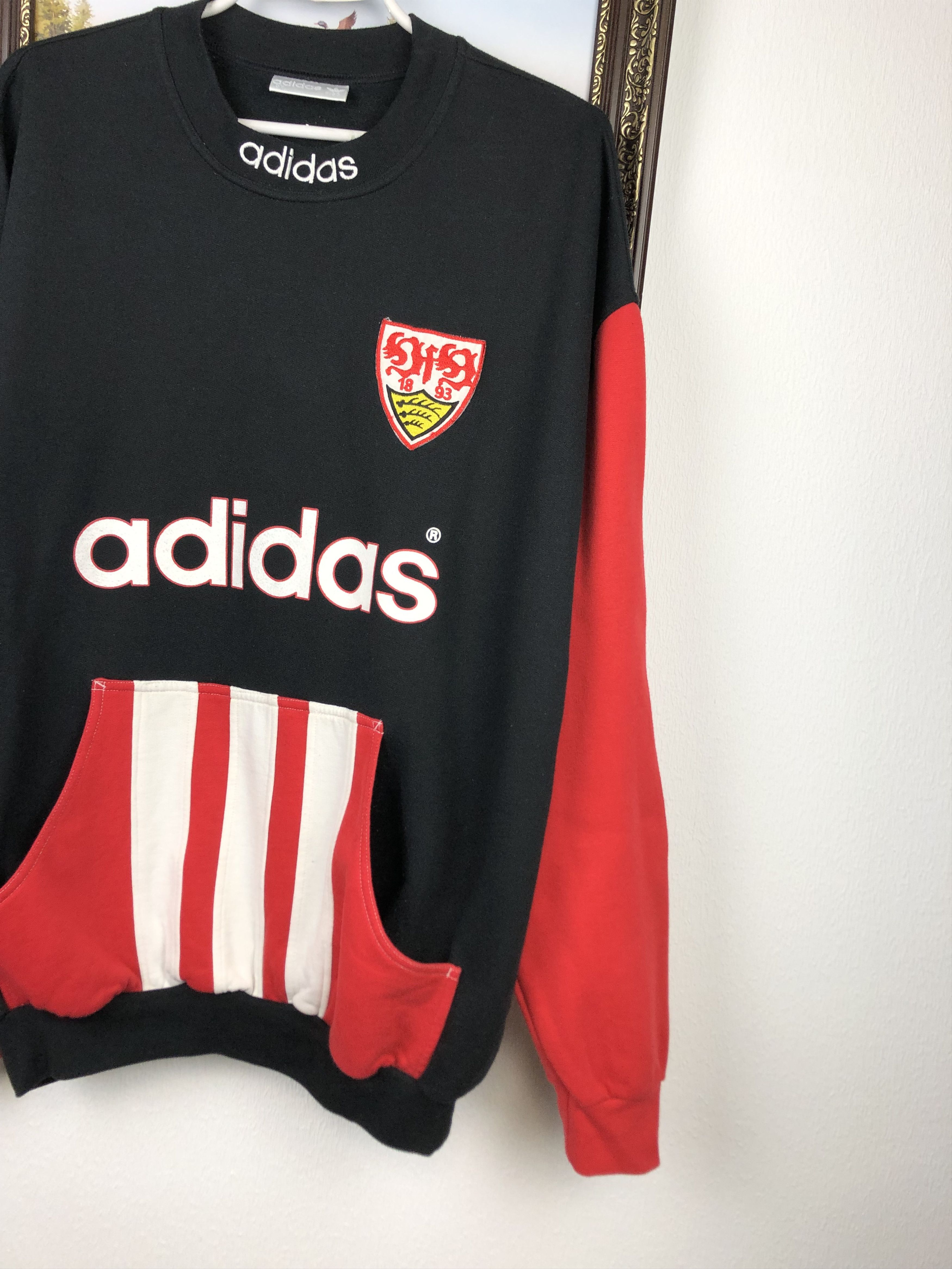 Adidas Vintage Adidas Stuttgart Football Sweatshirt Soccer Jacket Size US L / EU 52-54 / 3 - 5 Thumbnail
