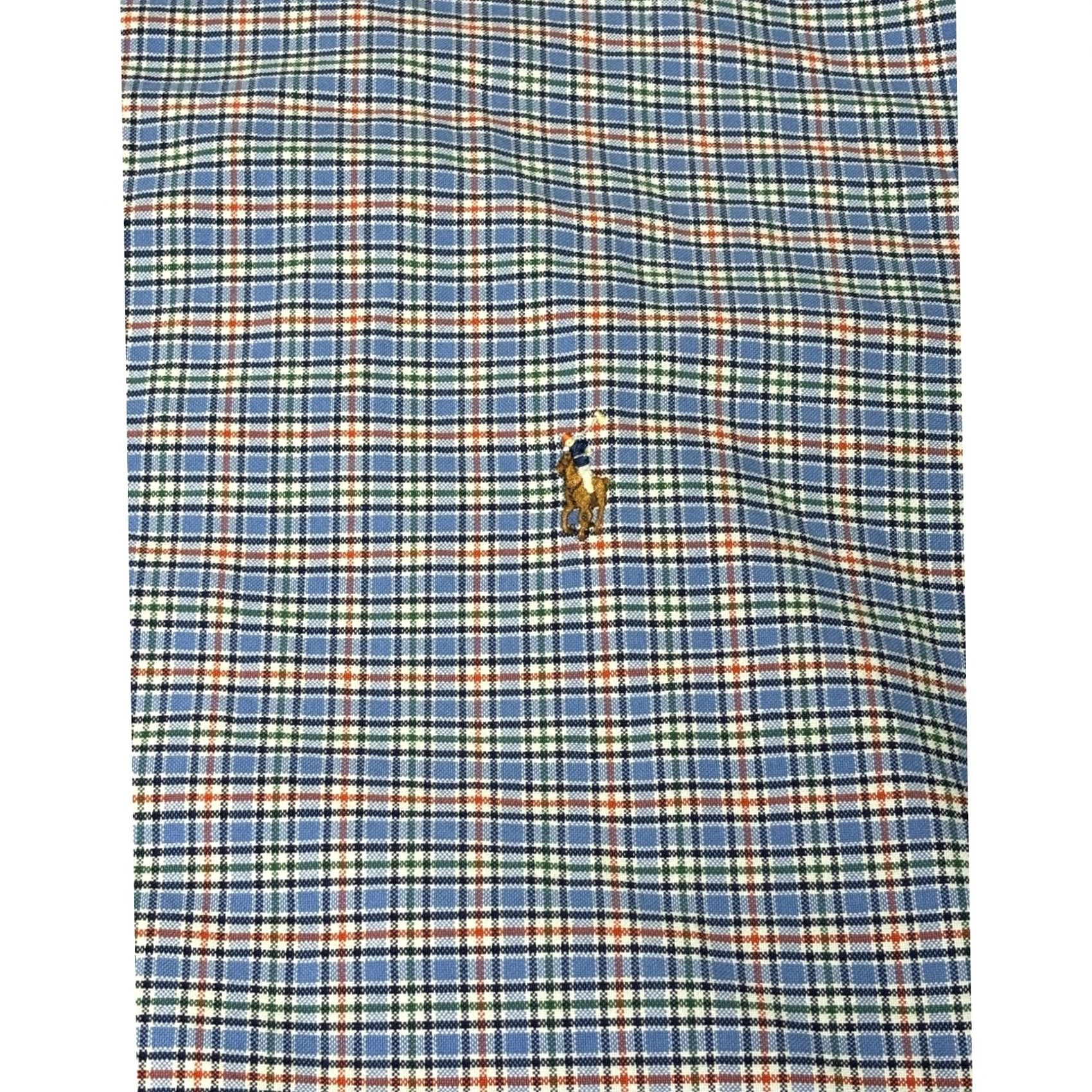 Ralph Lauren Ralph Lauren Mens 2XLT Tall Blue Plaid Button-Down Shirt Long Sleeve Cotton Pony Shirt Size US XXL / EU 58 / 5 - 2 Thumbnail