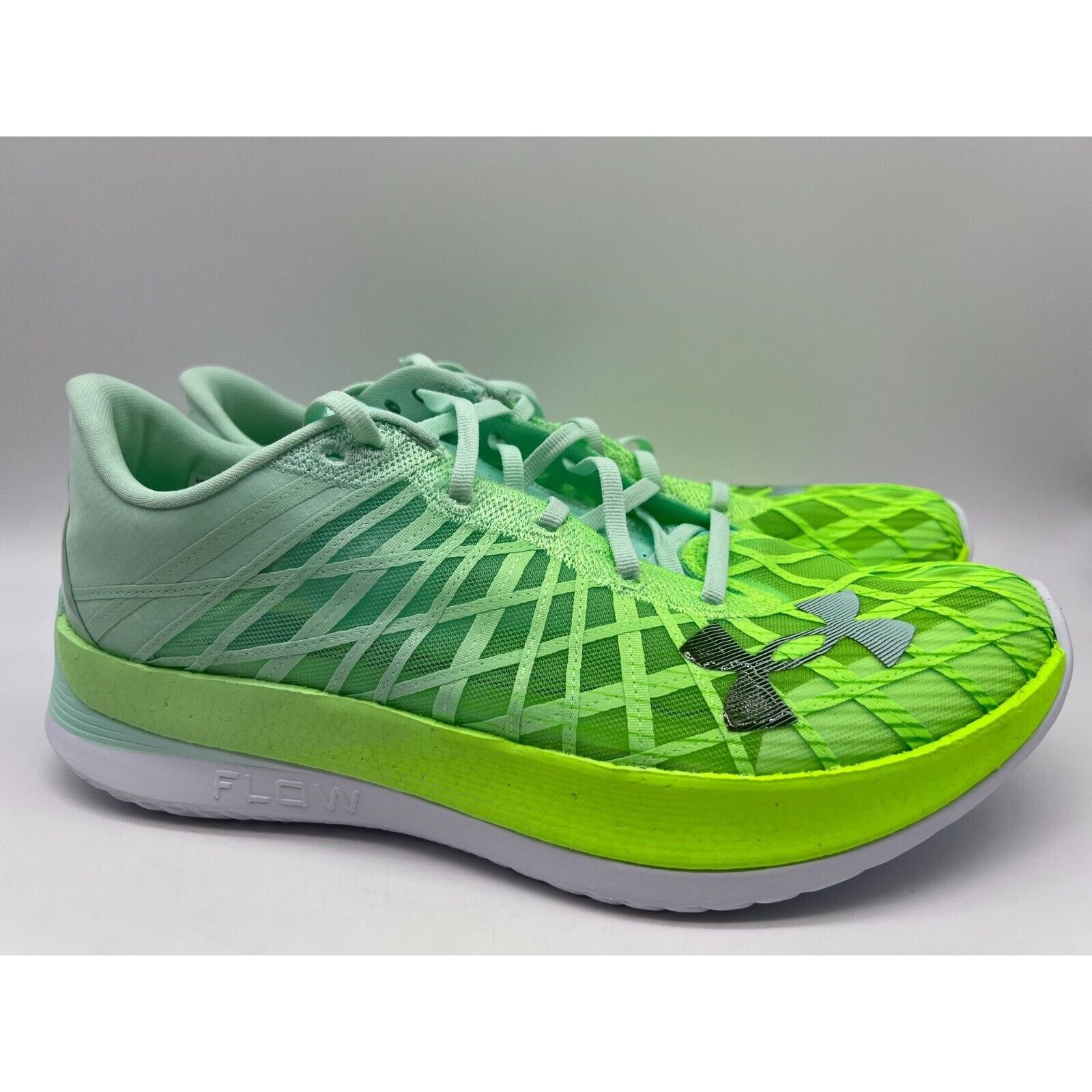 Under Armour Unisex Ua Flow Velociti Elite Running Men Size 10 Shoes in Green