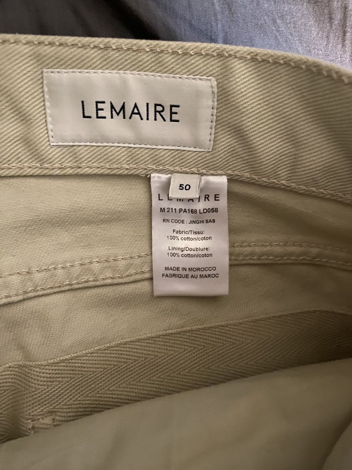 Lemaire Lemaire Pleated Slim Cotton Trousers Size US 34 / EU 50 - 4 Thumbnail