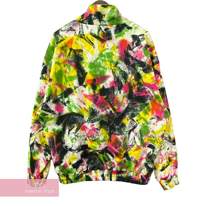 Celine Logo-Print Tie-Dyed Cotton-Jersey Track Jacket Size US XS / EU 42 / 0 - 1 Thumbnail