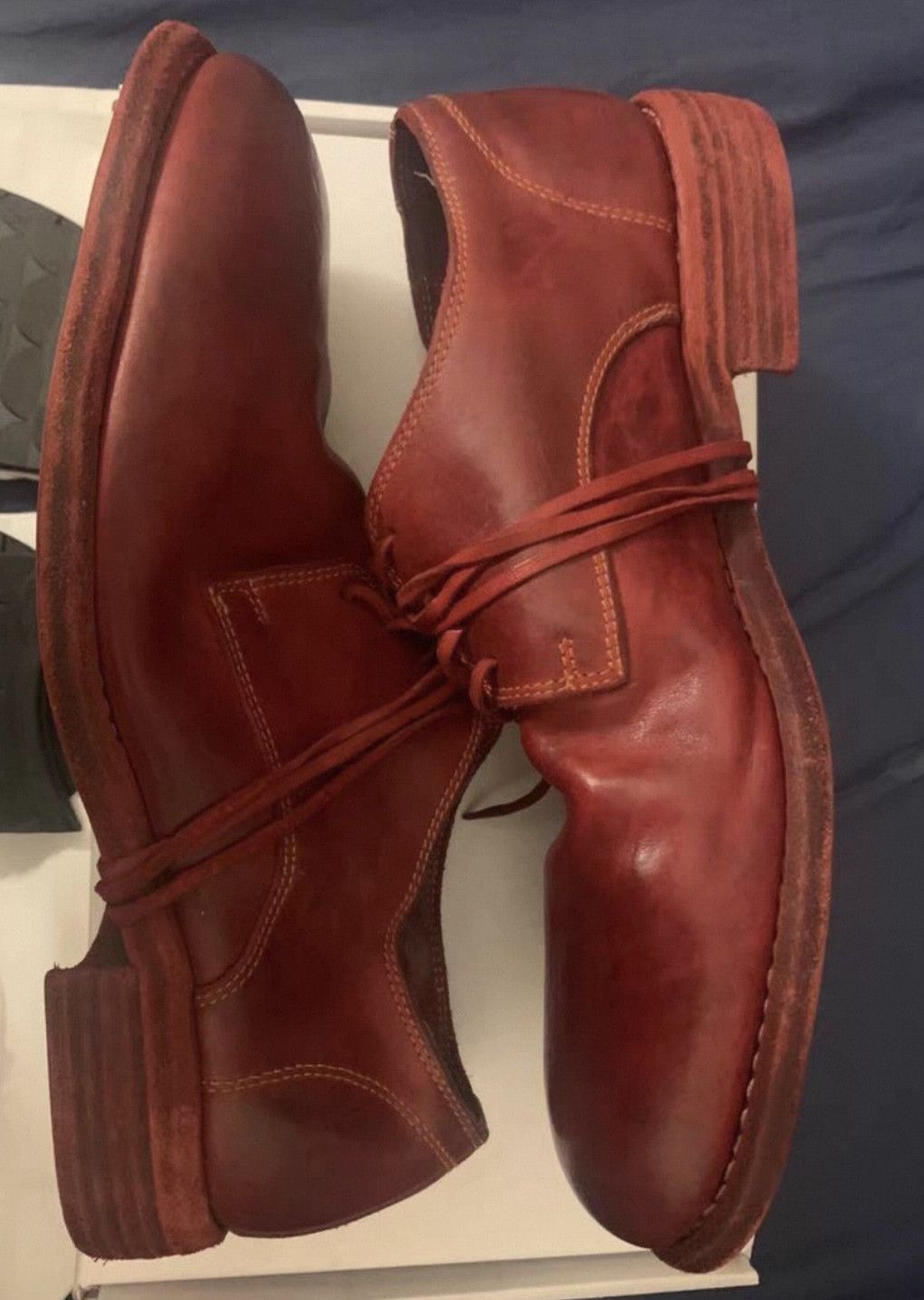 Guidi Guidi size uk8.5 992 soft horse leather derby-2506 Size US 9 / EU 42 - 2 Thumbnail