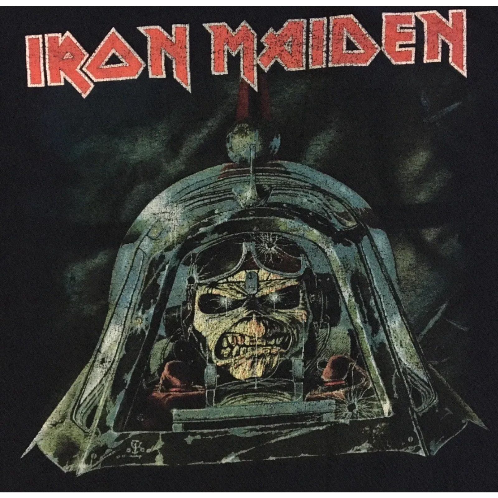 Vintage VINTAGE Iron Maiden Somewhere Back In Time Tour Shirt L Mens Black 2008 Grunge 90s Boxy Distressed World Tour Concert Shirt Size US L / EU 52-54 / 3 - 4 Thumbnail