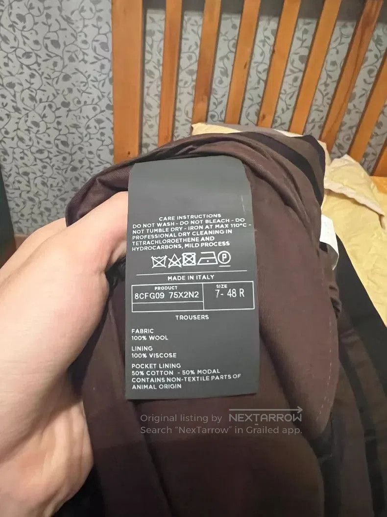 Fear of God Fear of God x Zegna Wool Trousers. Size US 38 / EU 54 - 4 Thumbnail