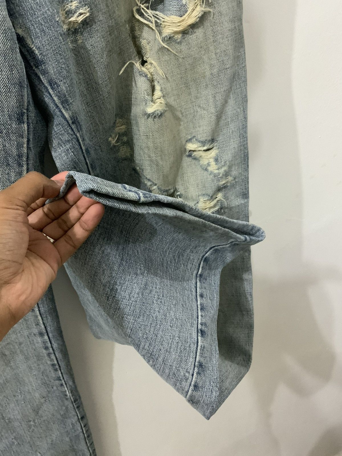 Dolce & Gabbana Dolce & Gabbana Distressed Jeans Size 32" / US 10 / IT 46 - 8 Thumbnail