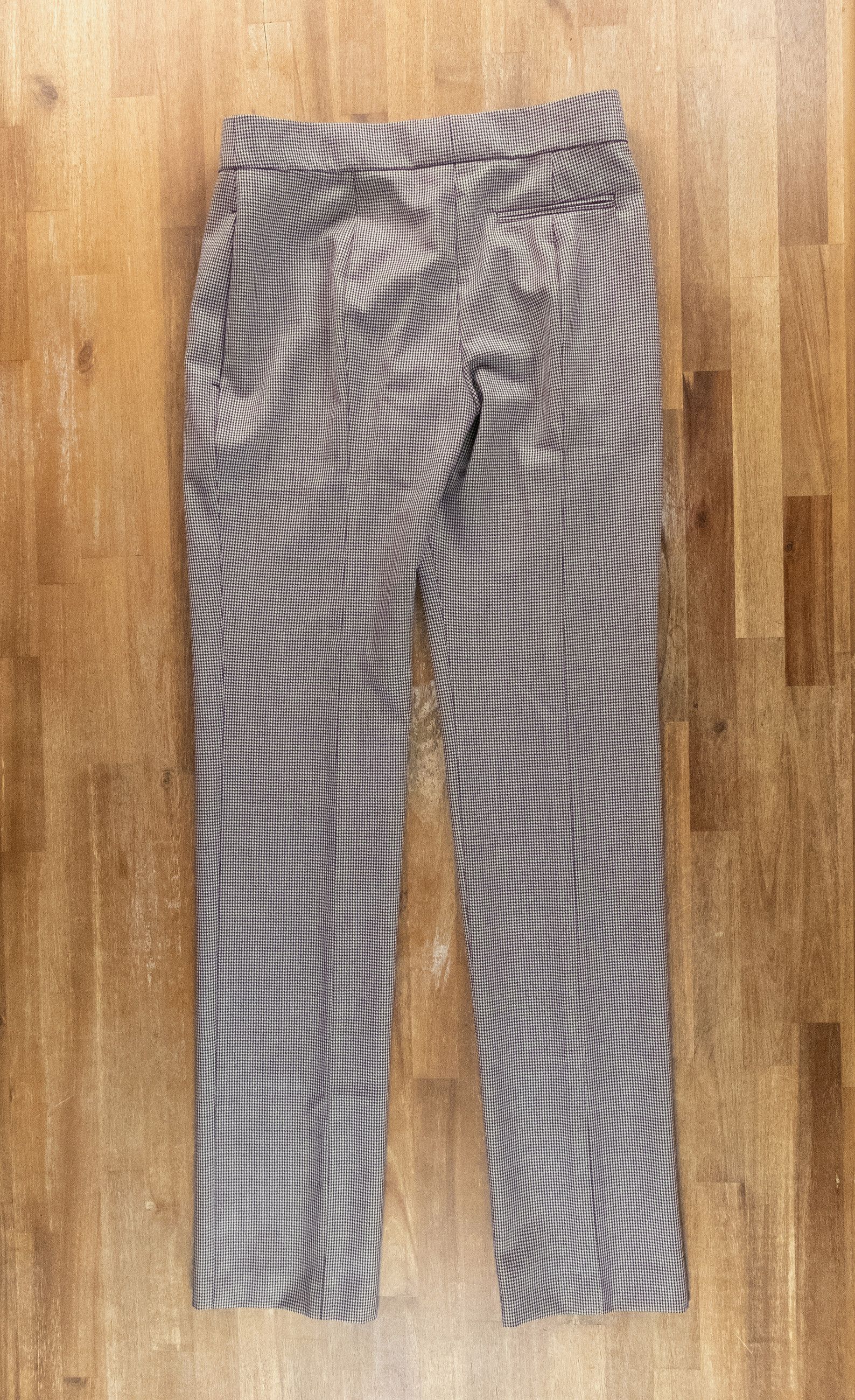 Alexander McQueen ALEXANDER MCQUEEN black white straight houndstooth pants 42 Size 28" / US 6 / IT 42 - 9 Thumbnail