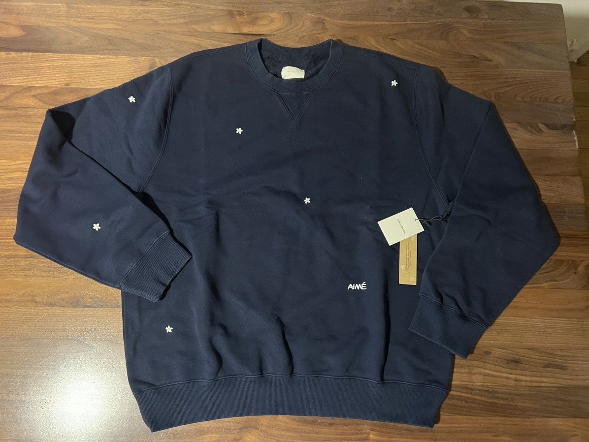 Aime Leon Dore Aime Leon Dore ALD Floral Embroidered Crew Size XXL Navy Size US XXL / EU 58 / 5 - 1 Thumbnail