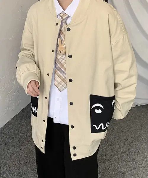Japanese Brand Kokubu x Hori Rare cartoon pocket jacket graphic aesthetic Size US M / EU 48-50 / 2 - 7 Thumbnail
