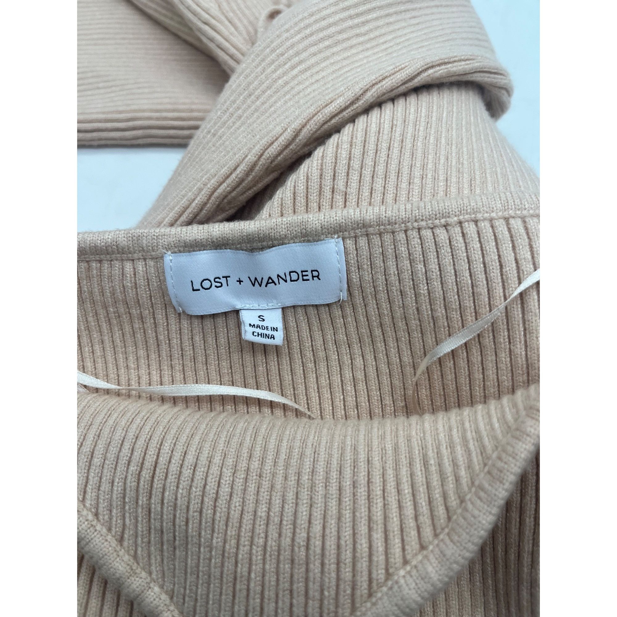 Other Lost + Wonder Women’ Halter Neck Sweater Bodycon Dress in Li Size S / US 4 / IT 40 - 7 Thumbnail