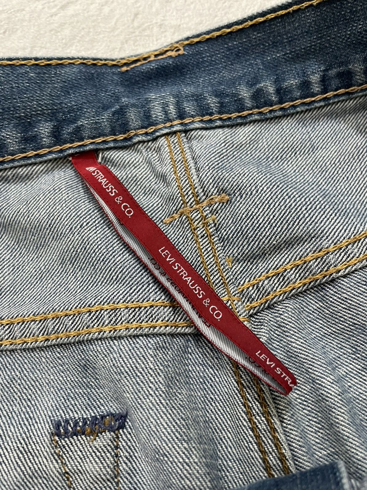 Levi's Levis Vintage Fading Denim Red Label Jeans Washed Size US 32 / EU 48 - 7 Thumbnail