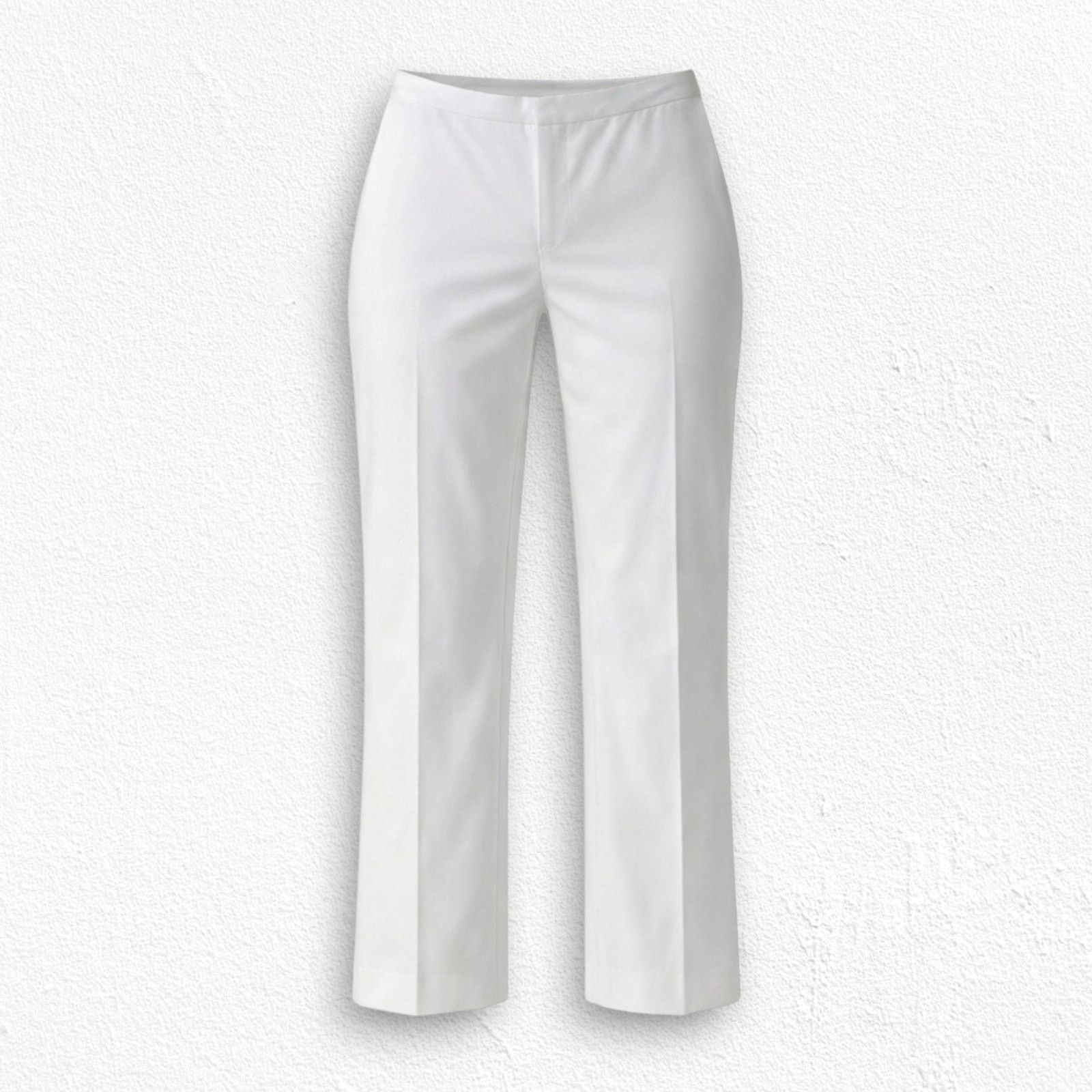 Other White Classic Stretch Minimal Straight Pants Size 18 Size 40" / US 18 - 1 Thumbnail