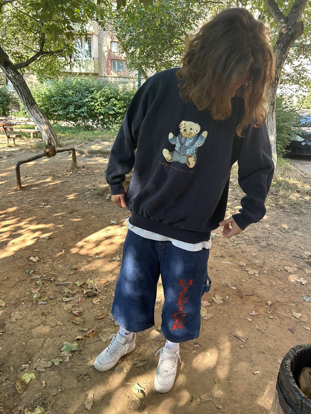 Polo Ralph Lauren Vintage 90s Polo Ralph Lauren Bear sweatshirt Size US L / EU 52-54 / 3 - 4 Thumbnail