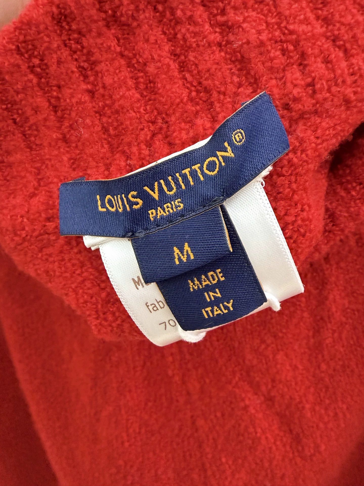 Louis Vuitton LV 99 New Red Cashmere Shorts M Size 27" / US 4 / IT 40 - 3 Thumbnail