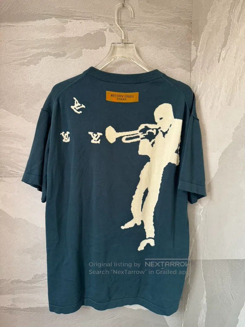 Louis Vuitton Louis Vuitton Pied Piper logo embroidered short sleeve Size US L / EU 52-54 / 3 - 2 Thumbnail
