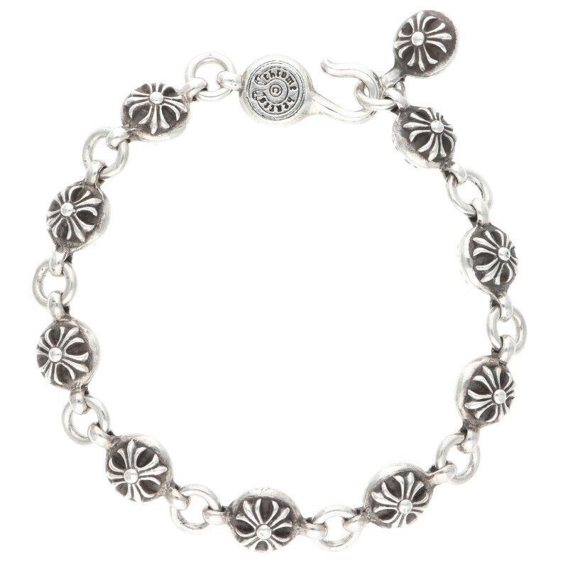 Chrome Hearts Chrome Hearts No2 Cross Ball Silver Bracelet Size ONE SIZE - 1 Thumbnail