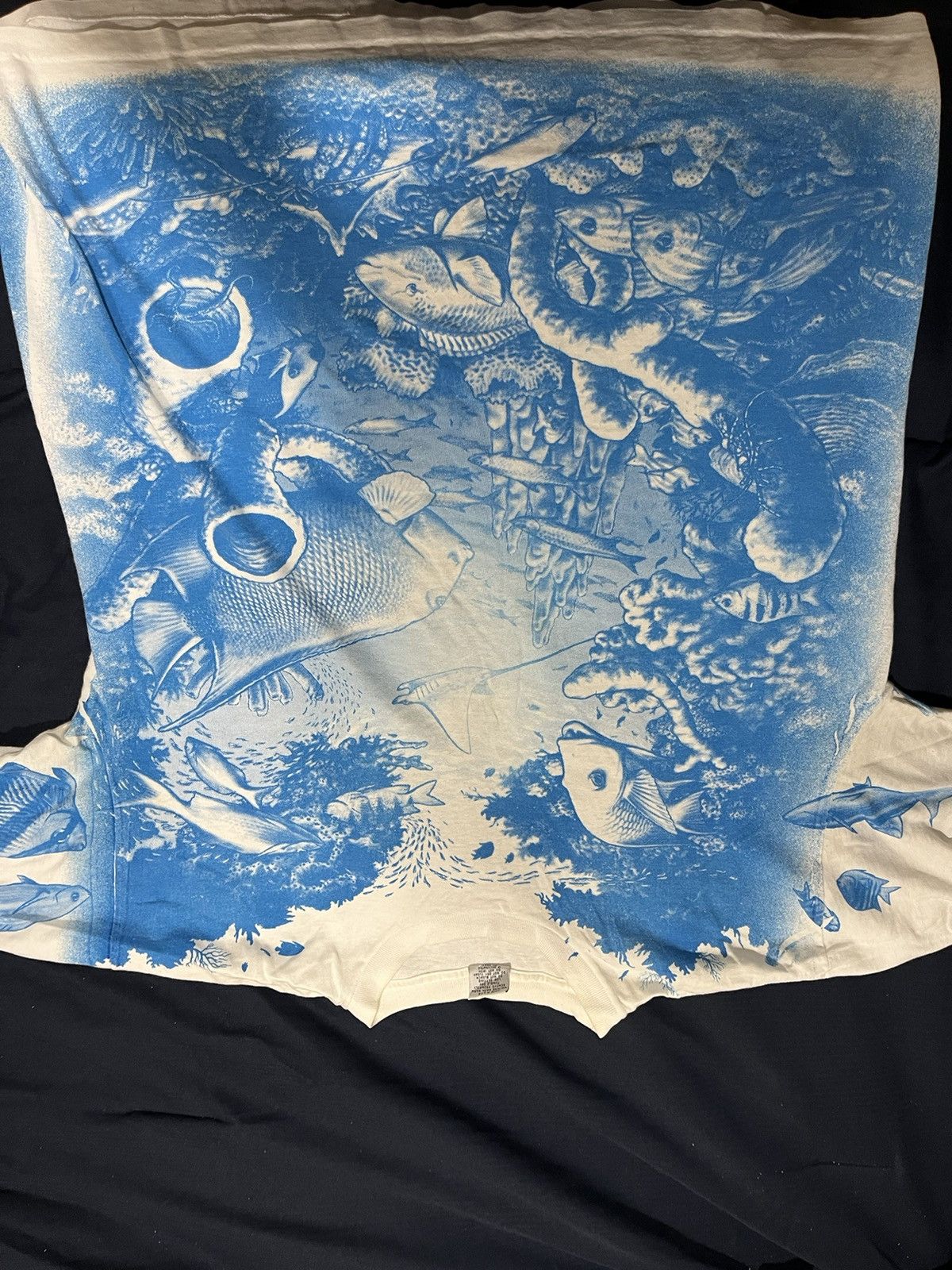 Vintage vintage fish shirt Size US XL / EU 56 / 4 - 2 Thumbnail
