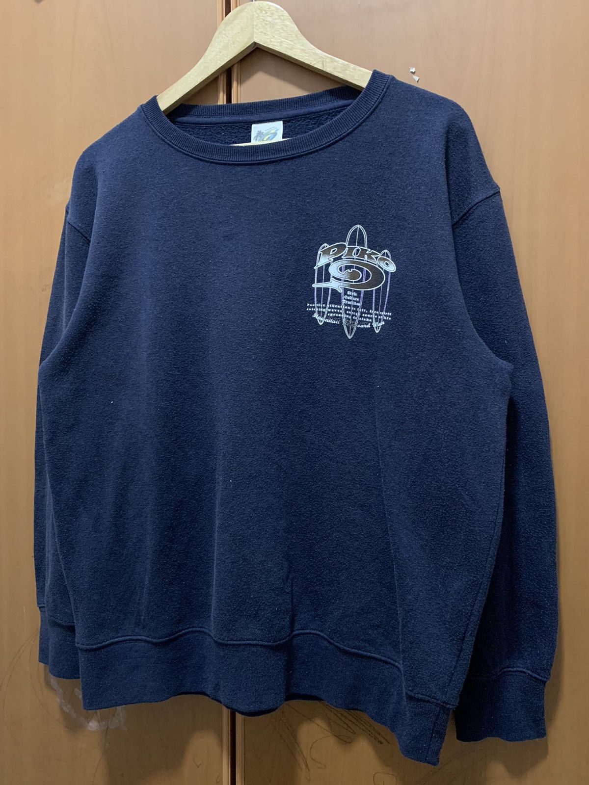 Vintage Vintage PIKO Hawaiian Longboard Crewneck Sweatshirt Big Logo Size US M / EU 48-50 / 2 - 3 Thumbnail