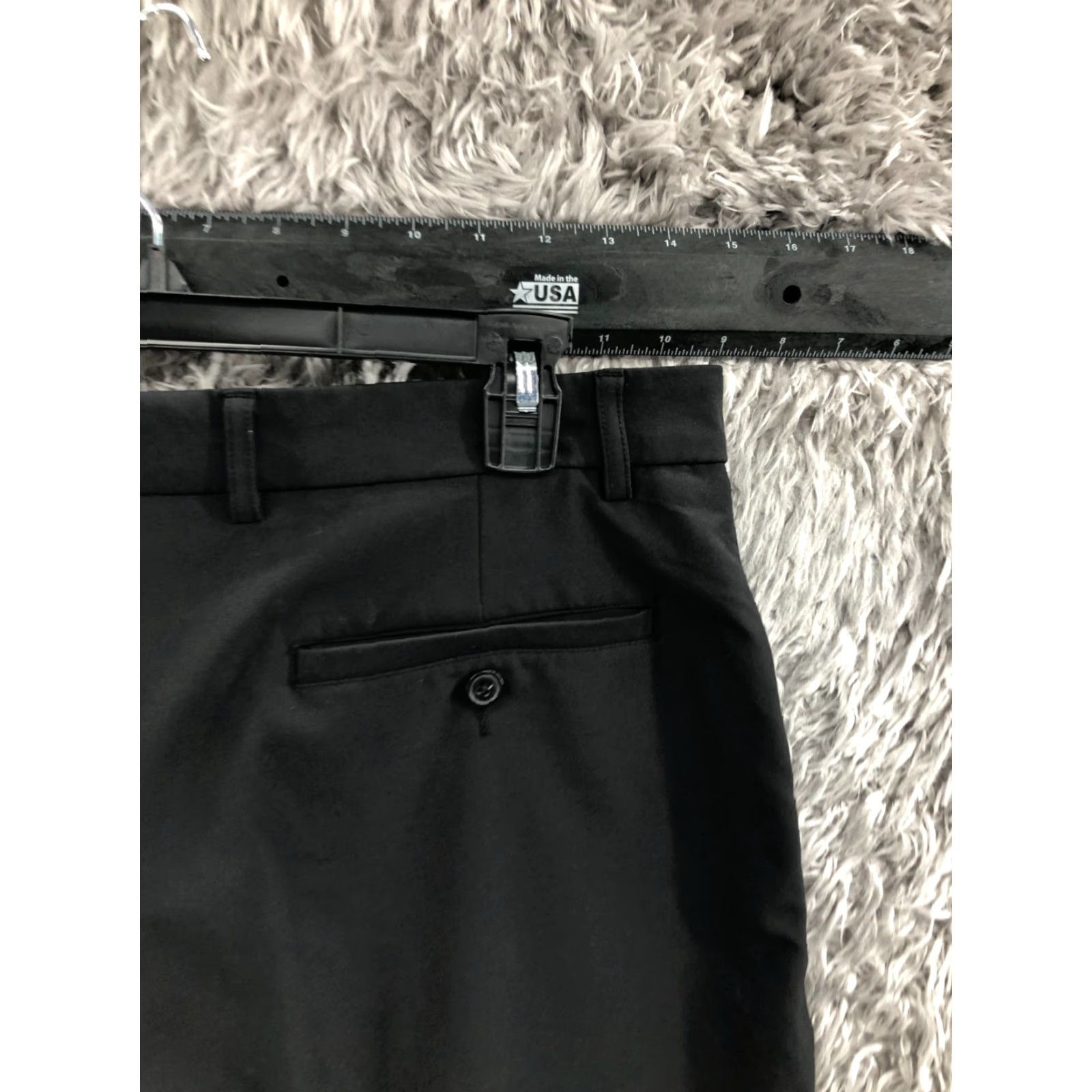 Vintage Pebble Beach Mens Bermuda Shorts Size 36 Dark Wash Black Mid Rise 5-Pocket Regular Inseam 10in Cotton Blend Logo Size US 36 / EU 52 - 6 Thumbnail