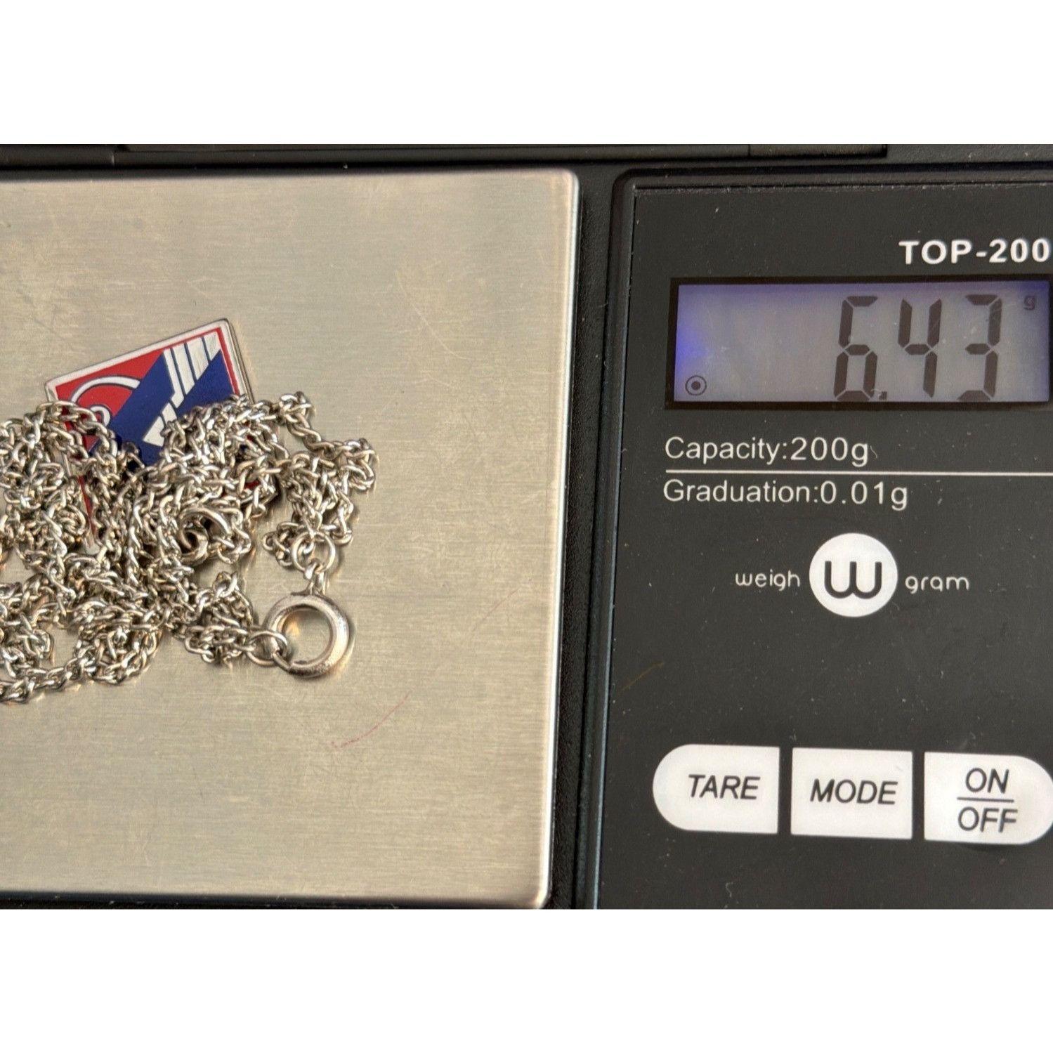 Other Vintage Silver Tone Campfire Girls Pendant Necklace Blue Red Size ONE SIZE - 5 Thumbnail