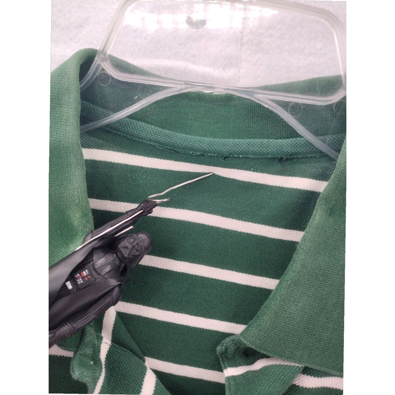 Vintage Polo Shirt Mens Large Green White Size US L / EU 52-54 / 3 - 5 Thumbnail
