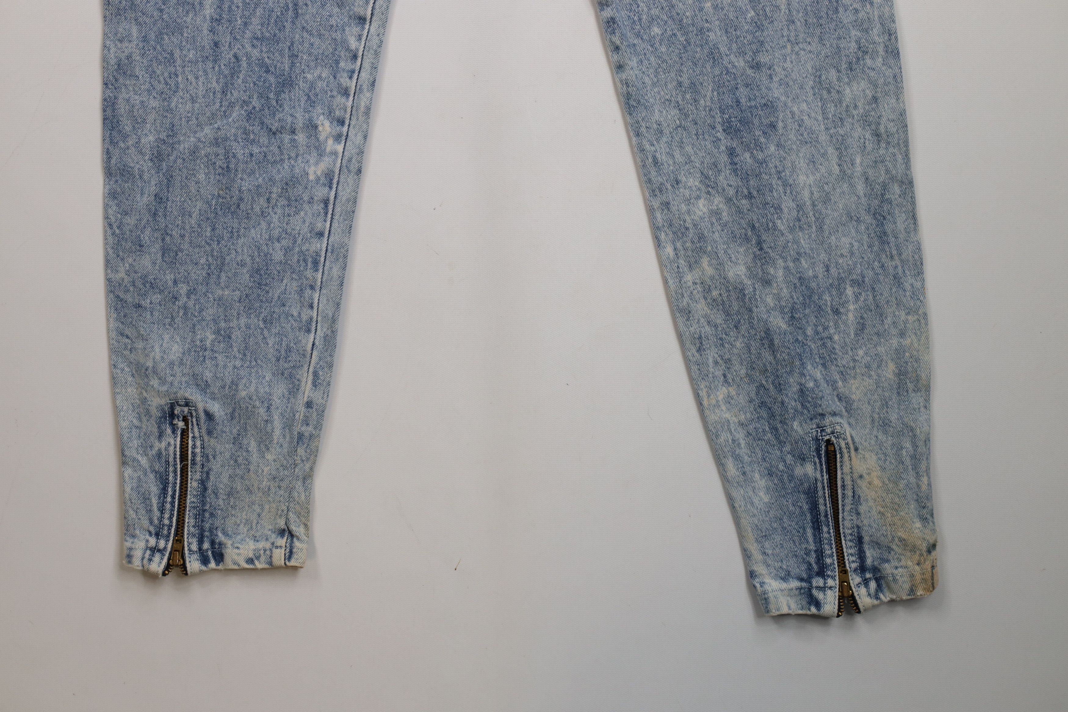 Vintage Vintage 80s 90s Streetwear Acid Wash Tapered Leg Jeans USA Size 28" / US 6 / IT 42 - 14 Thumbnail