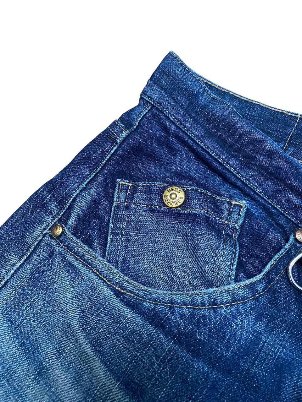 Japanese Brand 💥BEST OFFER💥BACK CHANNEL BAGGY DISTRESSED DENIM Size US 33 - 13 Thumbnail
