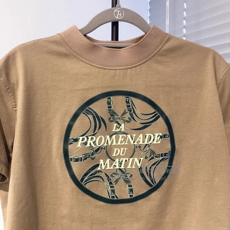 Hermes Hermes Small Collar Stamped Short Sleeve T-Shirt Size XXS / US 00 / IT 34 - 3 Thumbnail