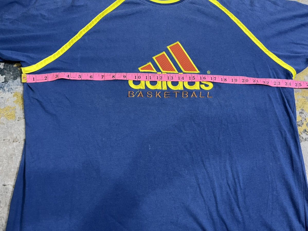 Adidas Vintage 1990 Adidas Basketball tshirt Size US XXL / EU 58 / 5 - 9 Thumbnail