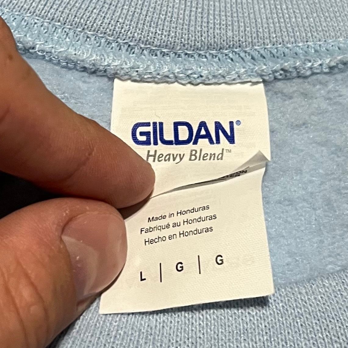 Gildan Gildan Birds in Tree Branches Nature Baby Blue Crewneck Larg Size US L / EU 52-54 / 3 - 4 Thumbnail