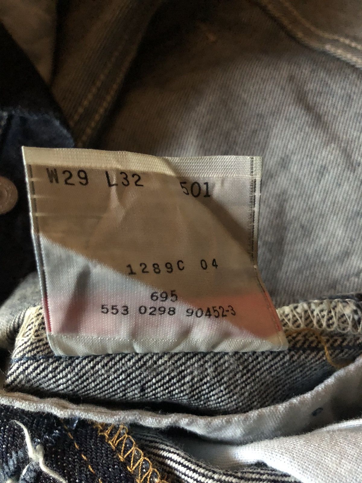 Levi's Size 29x31 Vtg 501 USA Late 90s Button Fly Dark blue Denim Size US 28 / EU 44 - 11 Thumbnail