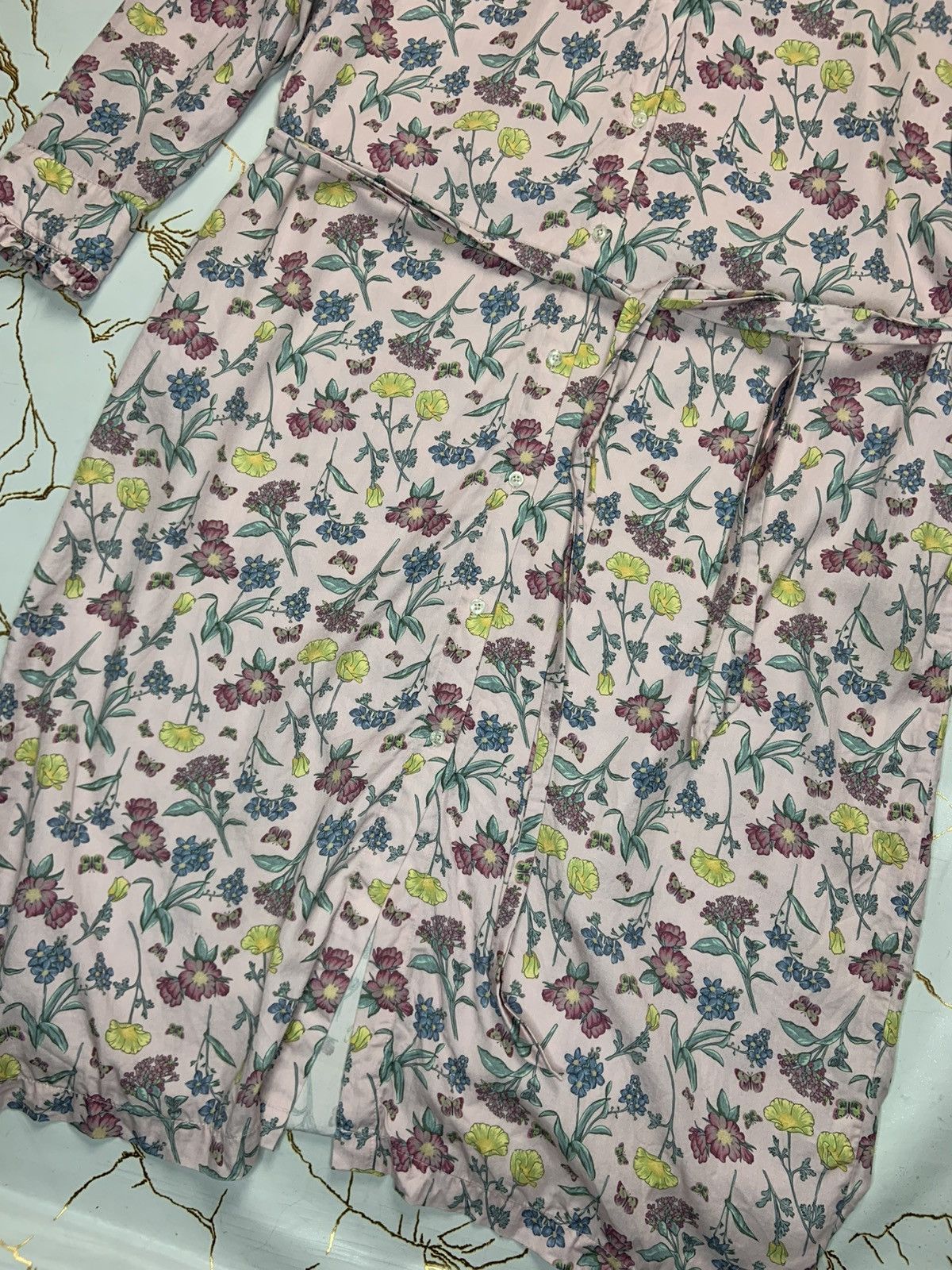 Barbour Barbour Women Else Dress Long Floral UK 18 US 14 EUR 44 Size XL / US 12-14 / IT 48-50 - 3 Thumbnail