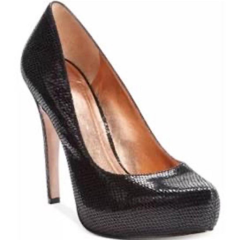 Designer BCBGeneration l Parade Snakeskin Print Leather Pumps 7.5B Size US 7.5 / IT 37.5 - 1 Thumbnail