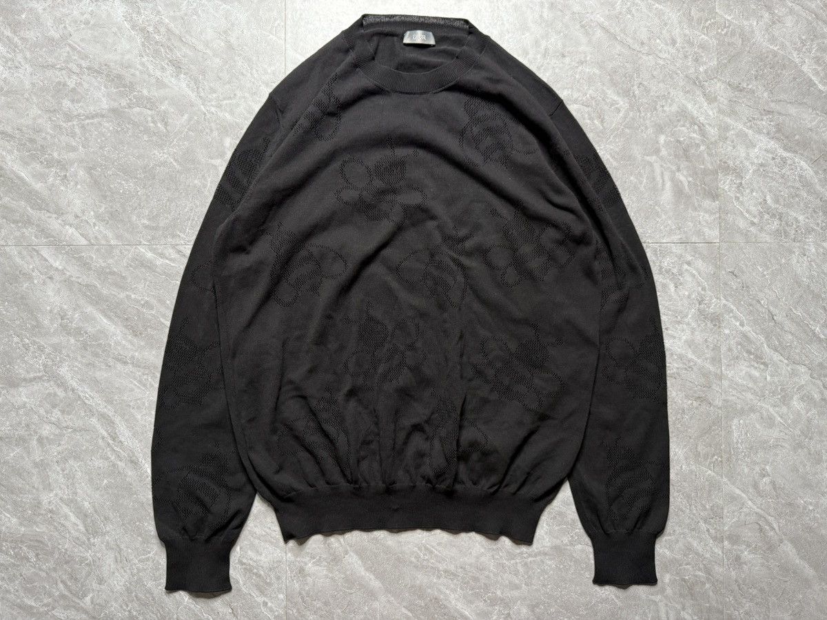 Dior × Kaws Dior x Kaws Bee Jacquard Knit Sweater Size US L / EU 52-54 / 3 - 1 Thumbnail