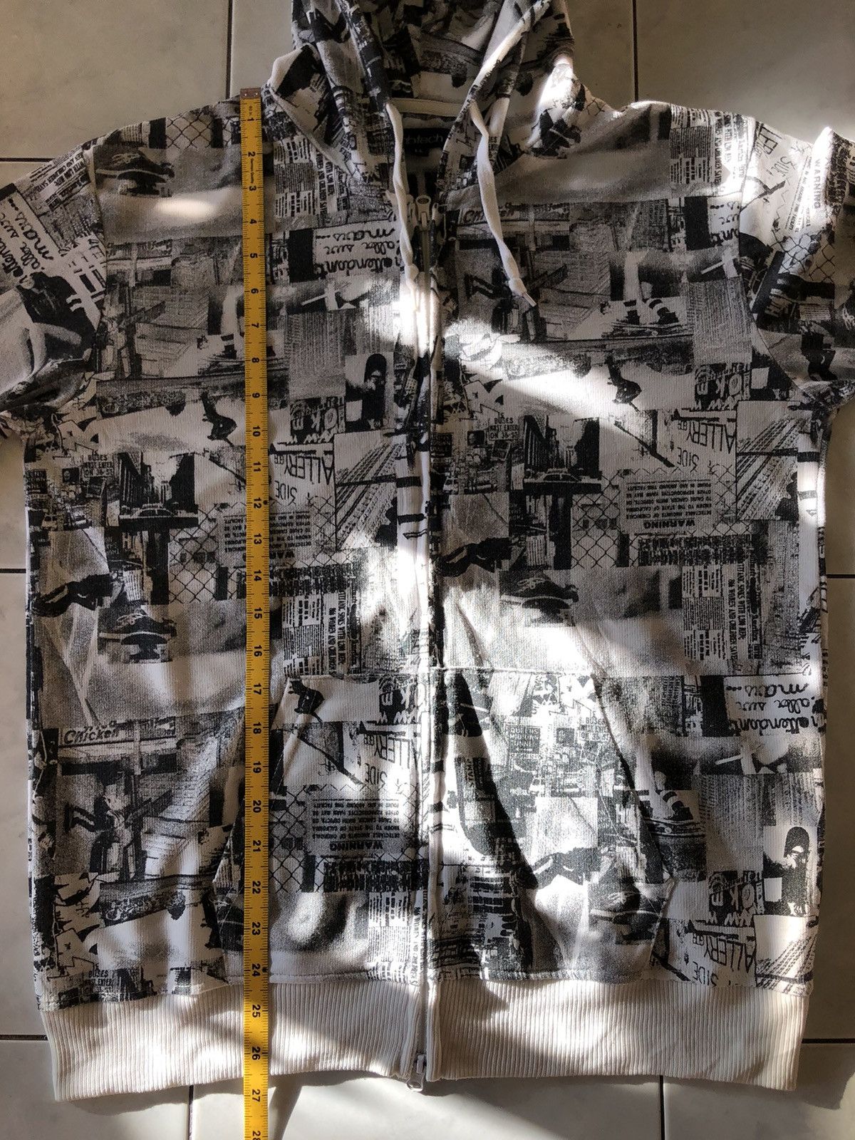 Japanese Brand Ab-Tech Dope Skater Hoodie All Over Print Skate Photography Size US XL / EU 56 / 4 - 21 Thumbnail