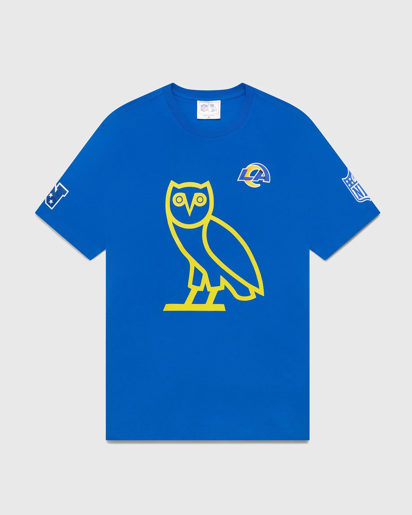 Drake *RARE* OVO x NFL Los Angeles Rams OG Owl T-Shirt Size US XXL / EU 58 / 5 - 4 Thumbnail