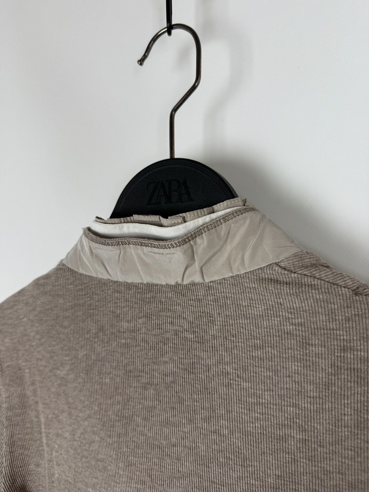 Fabiana Filippi Fabiana Filippi 2 in 1 Effect Rib Jersey Button Cardigan S-M Size M / US 6-8 / IT 42-44 - 10 Thumbnail