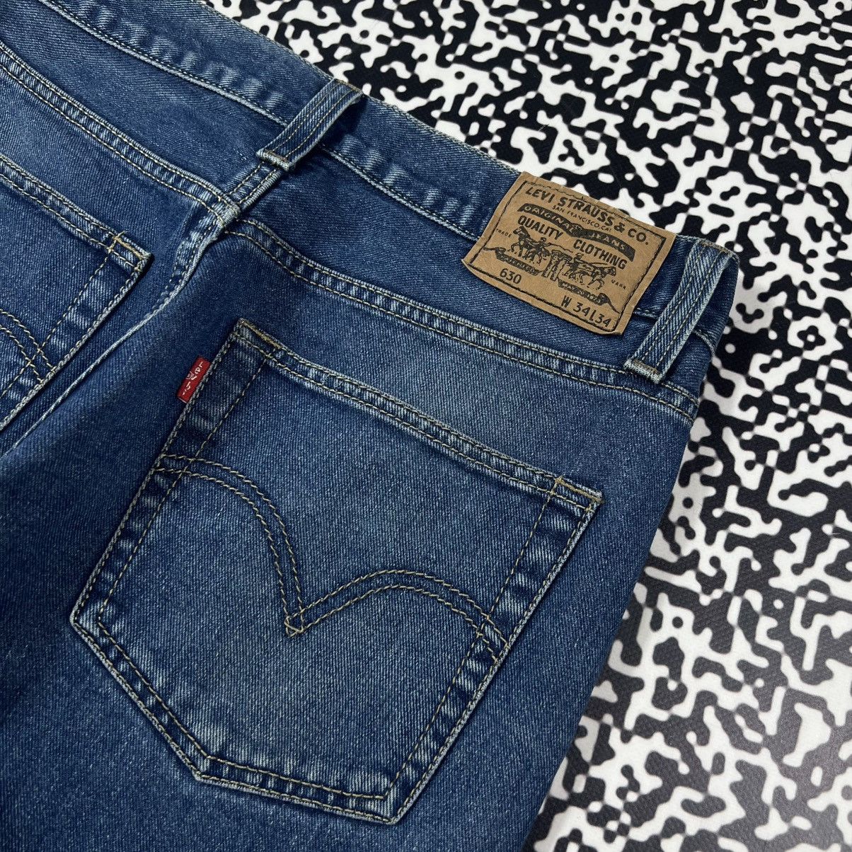 Levi's Vintage Clothing 34x34 Levis 630 Vintage Y2K Denim Jeans Casual Retro Style Size US 34 / EU 50 - 5 Thumbnail