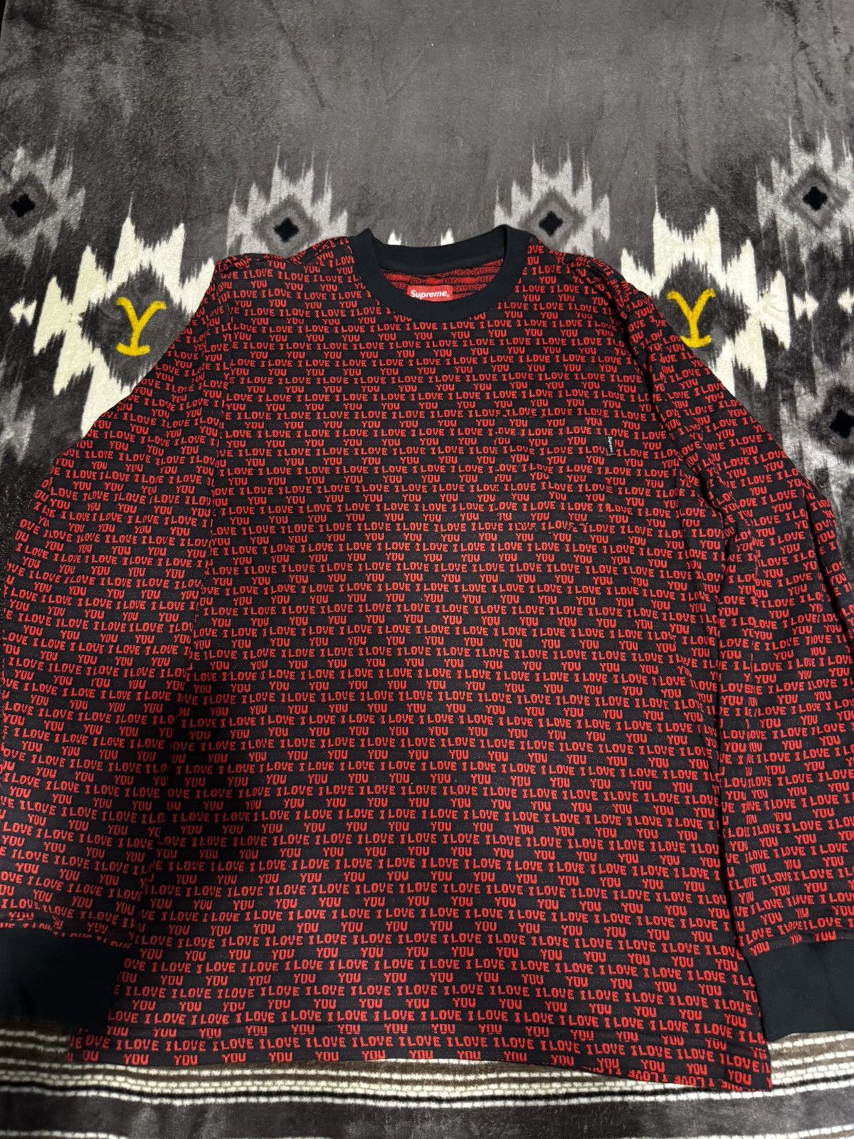 Supreme “I Love You” Jacquard Knit L/S
