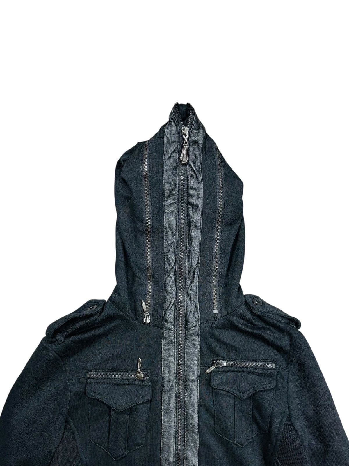 JACKROSE 2000s Luv Maison Jackrose - Vkei Style GIMP Zip Hoodie Size US M / EU 48-50 / 2 - 8 Thumbnail