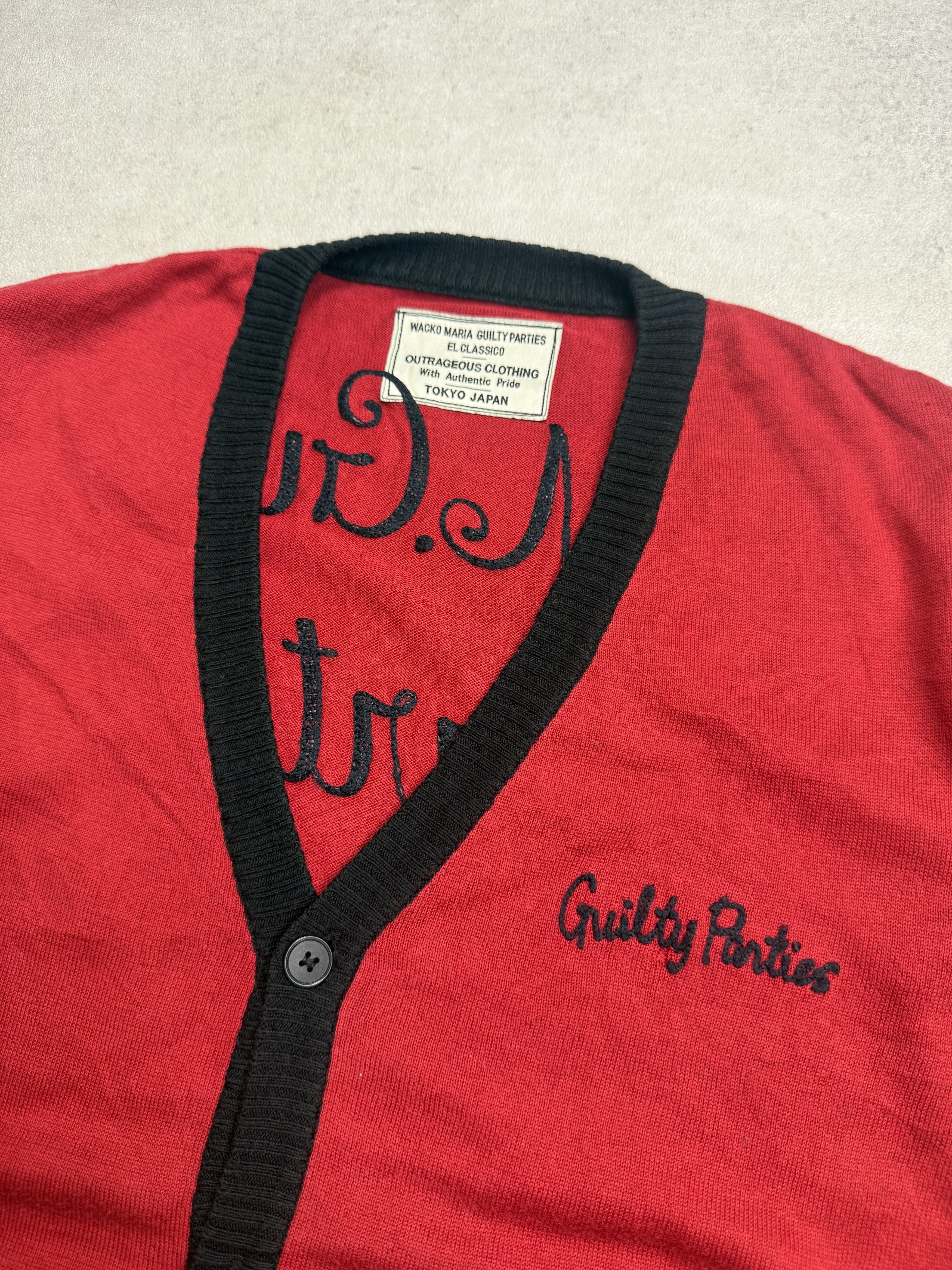 Wacko Maria Wacko Maria Guilty Parties Knit Sweater Cardigan Size US M / EU 48-50 / 2 - 3 Thumbnail
