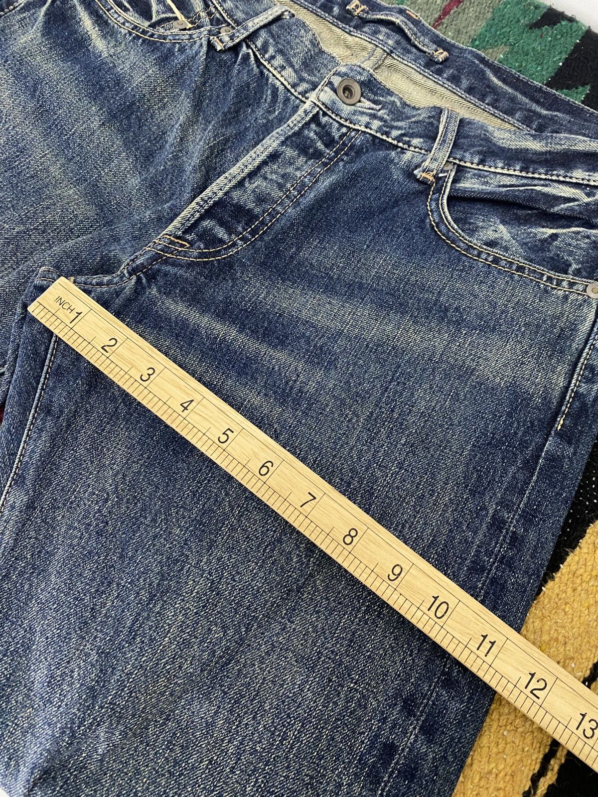 GOA Goa 00s Y2K Selvedge Mudwash Denim Japan Size US 32 / EU 48 - 4 Thumbnail