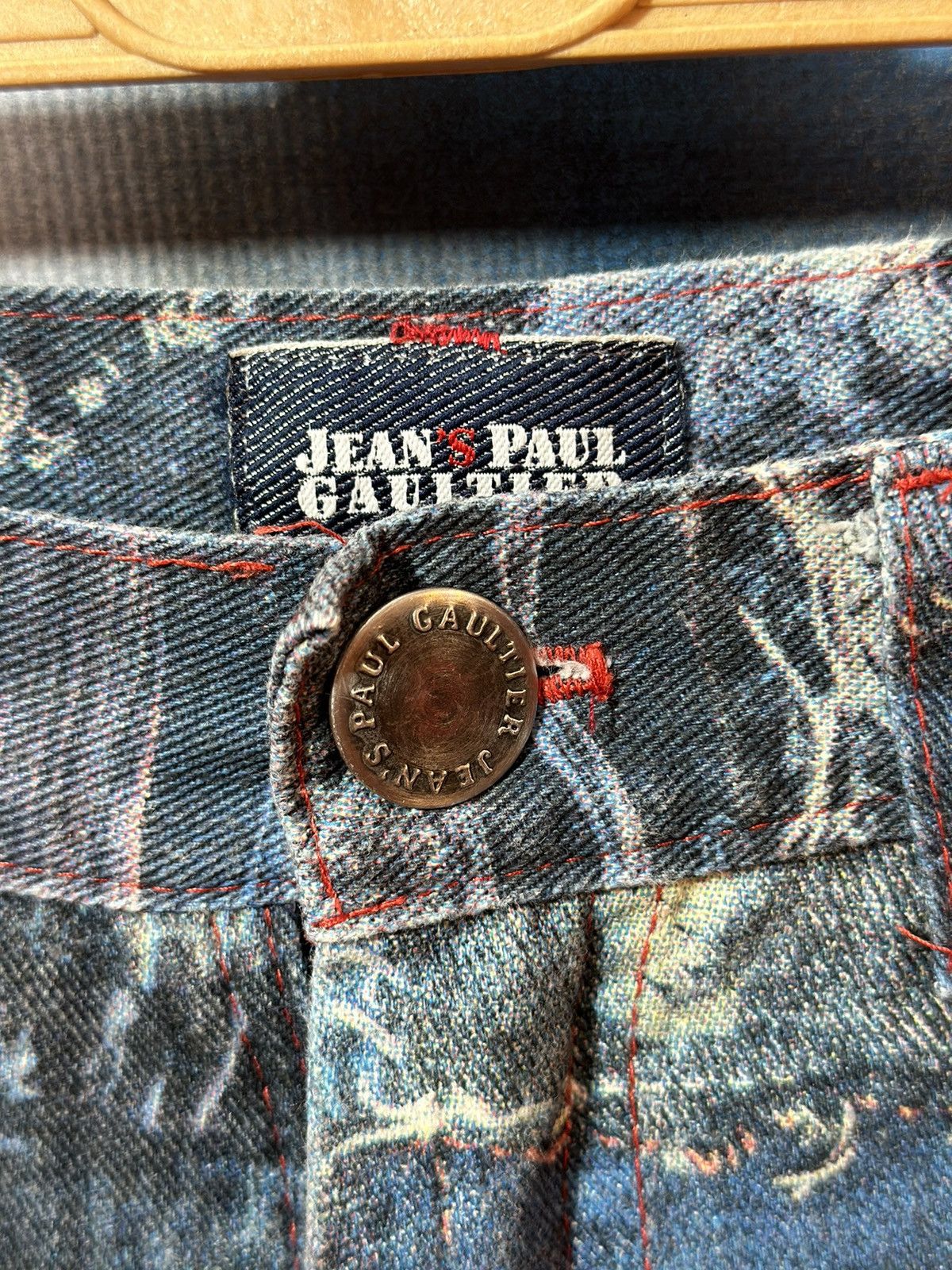 Japanese Brand × Jean Paul Gaultier 🩸RARE CRAZY🩸 Jean Paul Gaultier Insane Jeans Pants Size 27" / US 4 / IT 40 - 9 Thumbnail