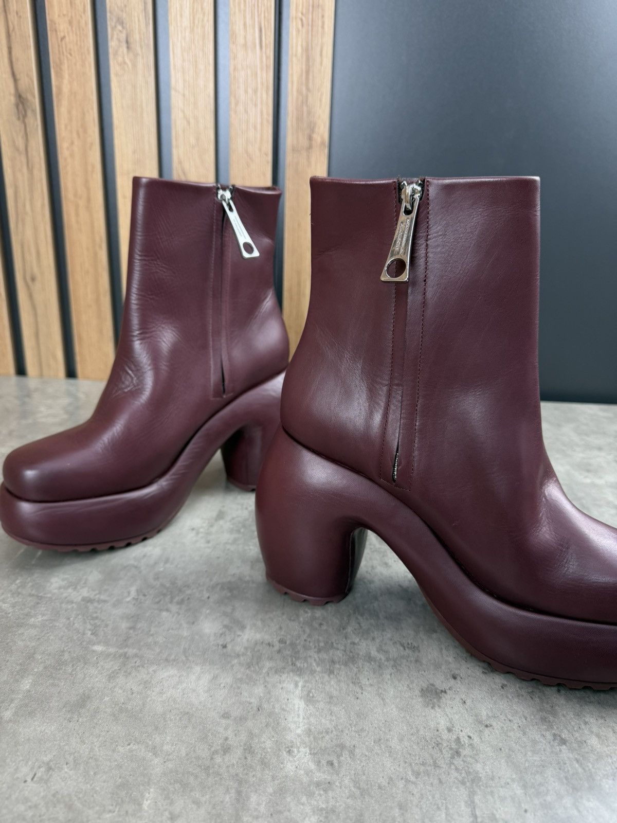 Japanese Brand at.kollektive Natacha Ramsay-Levi Platform Ankle Boots Size US 9 / IT 39 - 8 Thumbnail