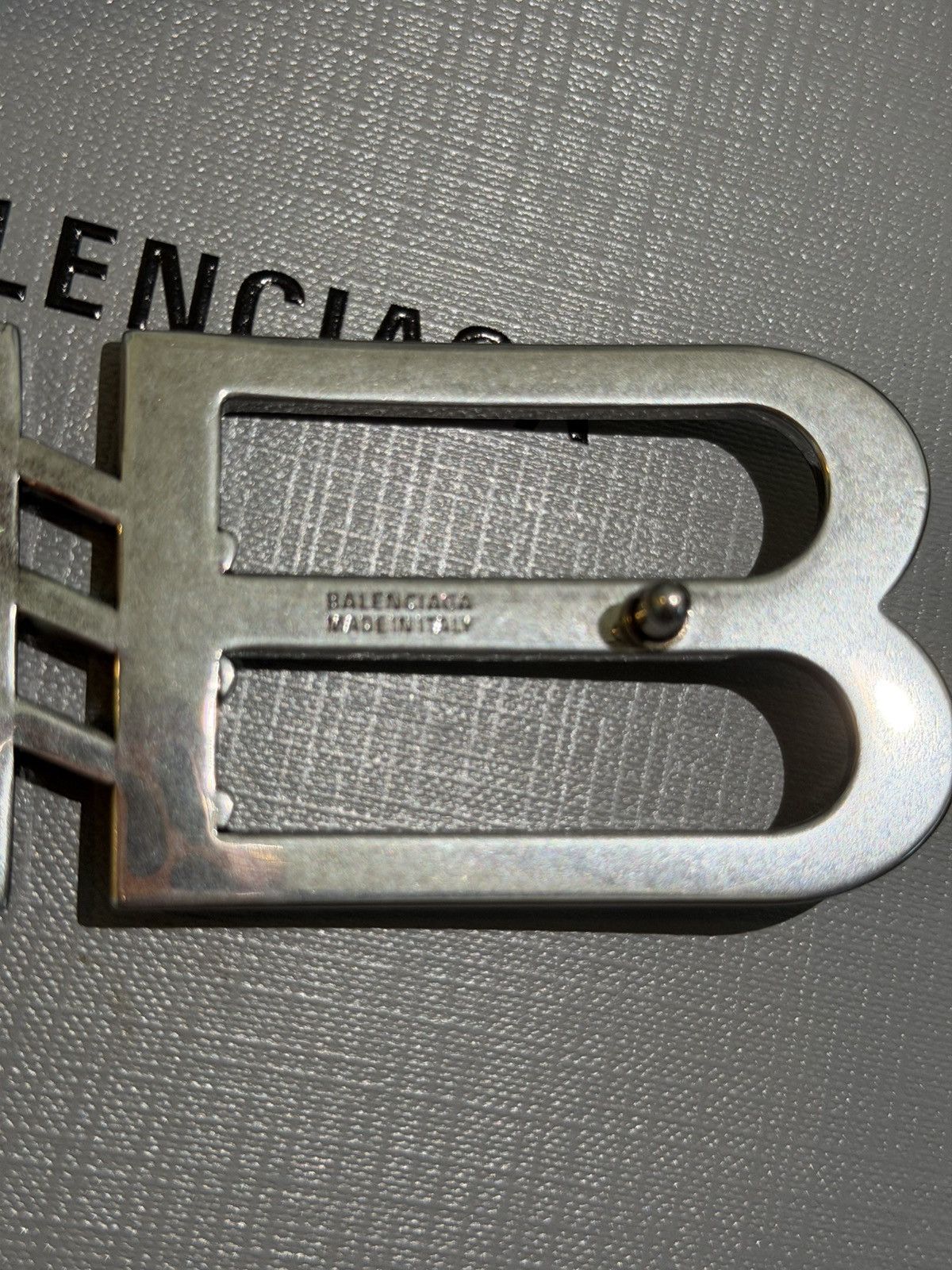 Balenciaga Balenciaga Big Double B Monogram Belt Size 30 - 5 Thumbnail