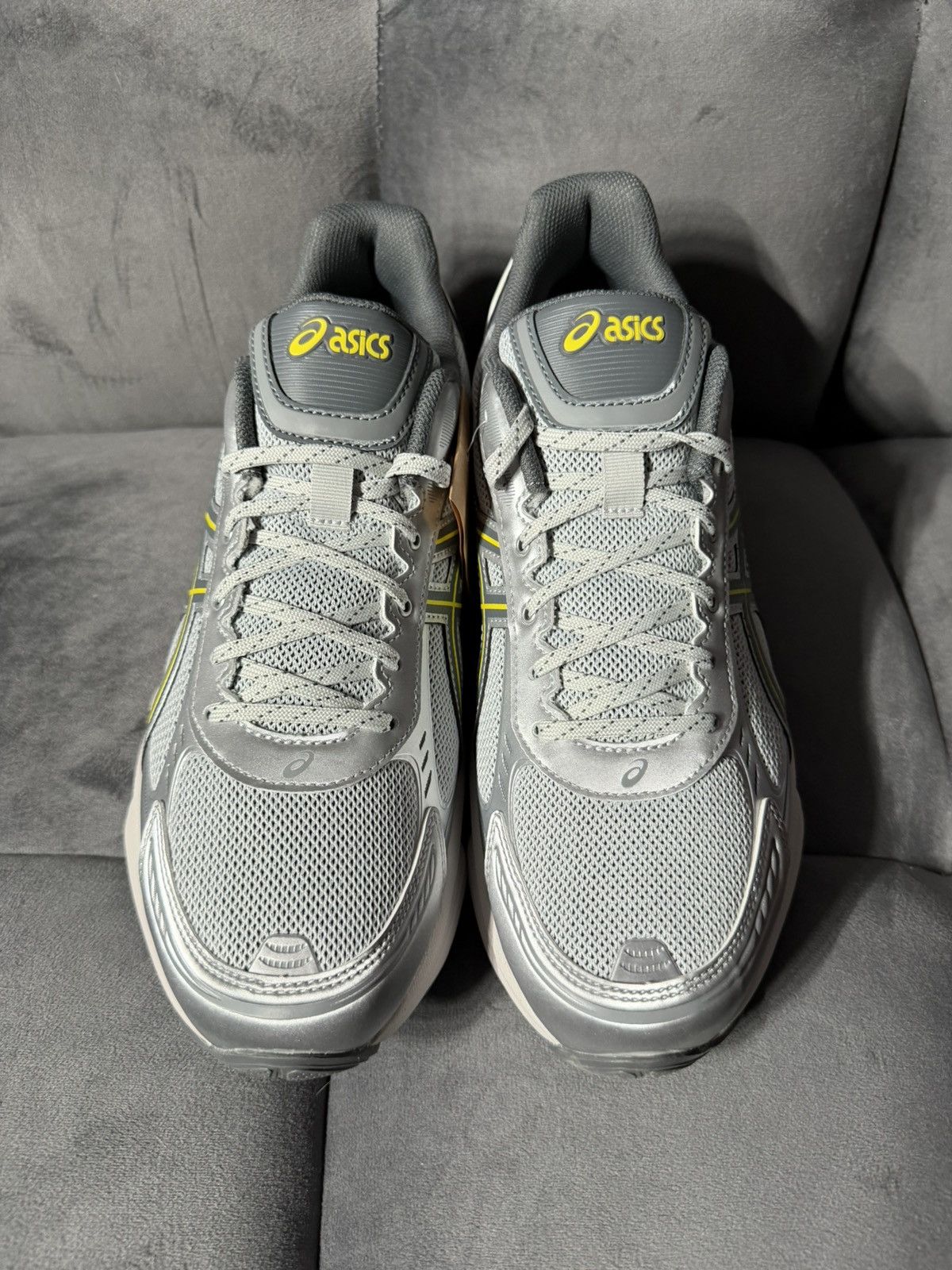 Asics Size 10 - ASICS Gel Kinetic Fluent Glacier Grey Lime Size US 10 / EU 43 - 1 Thumbnail