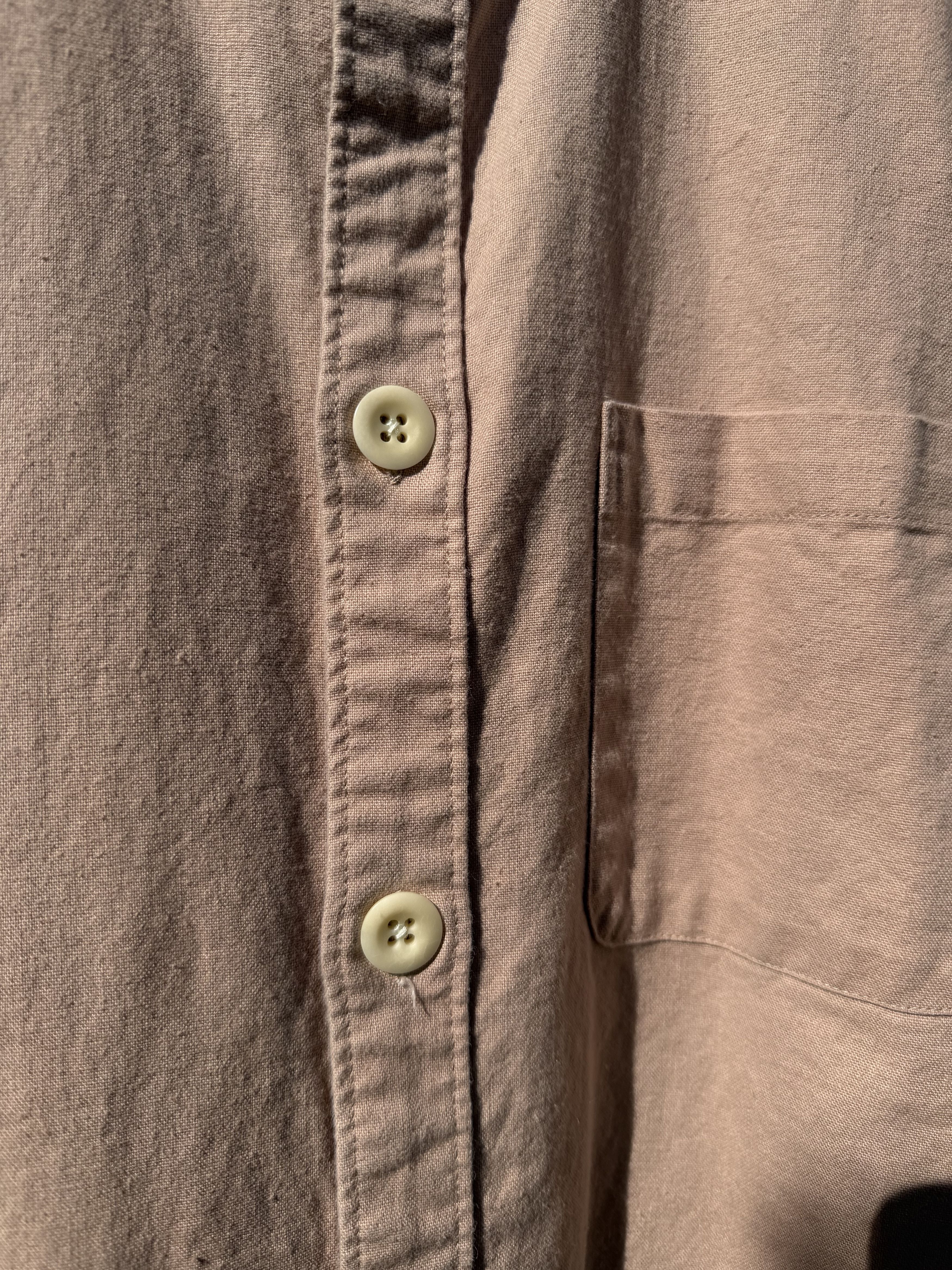 Corridor Corridor Linen Cotton Overshirt Dusty Rose Small Made USA Size US S / EU 44-46 / 1 - 4 Thumbnail