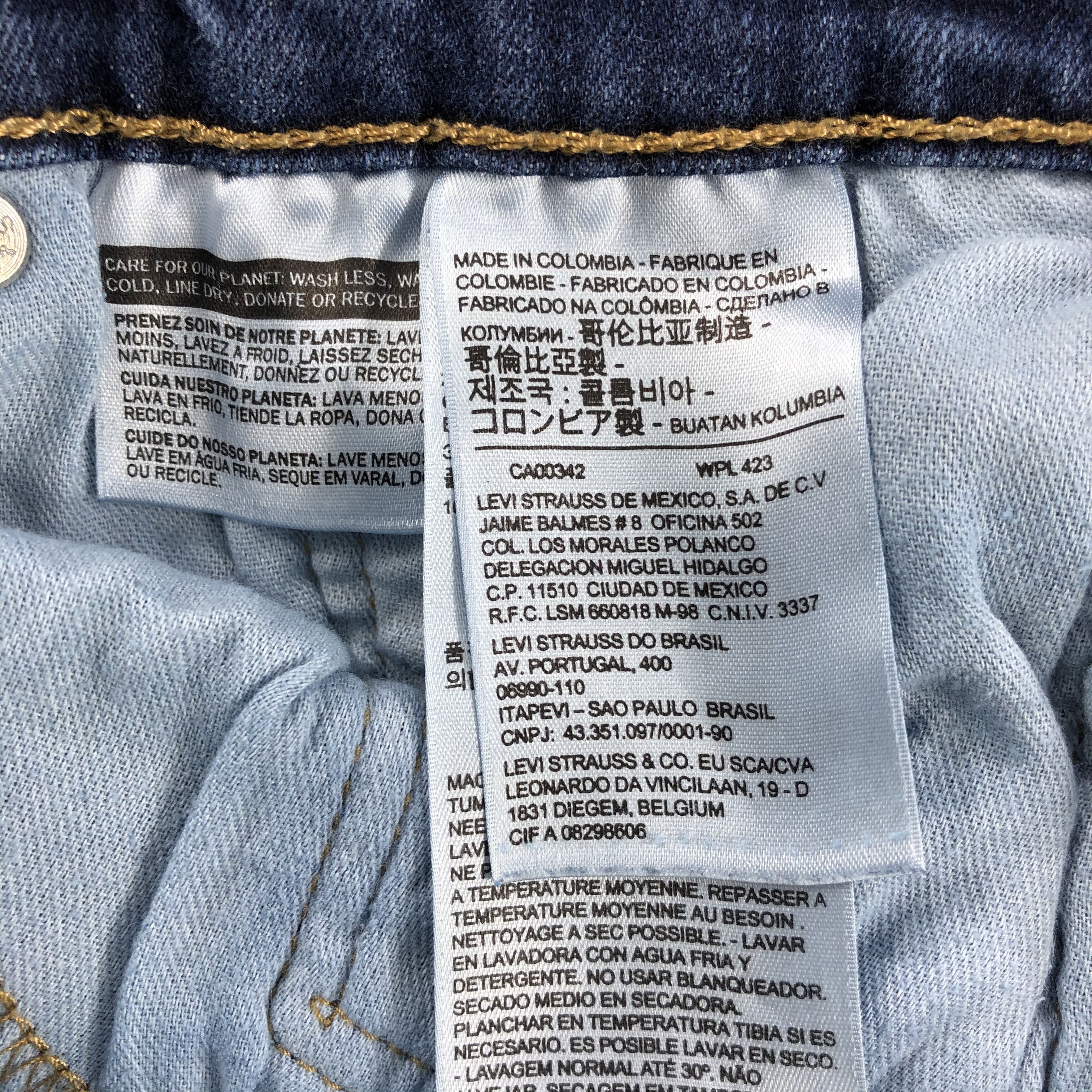 Levi's Vintage Blue Wash Levis 514 Jeans-J2234 Size US 32 / EU 48 - 9 Thumbnail