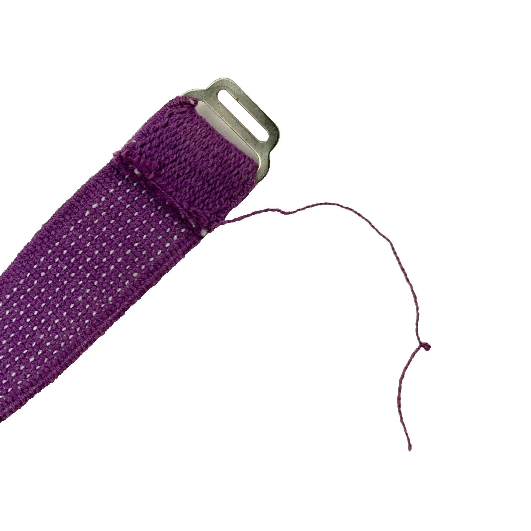 Rainbow VINTAGE Stretch Rainbow Enamel Hook Clasp Belt 29" Purple 1980s Nylon Unbranded Mens Womens Boys Girls Size ONE SIZE - 3 Thumbnail