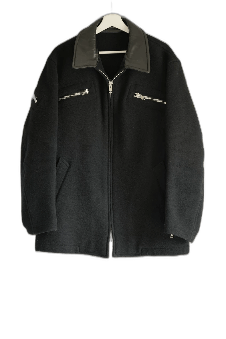Yohji Yamamoto yohji yamamoto zip-up collar jacket Size US L / EU 52-54 / 3 - 1 Thumbnail