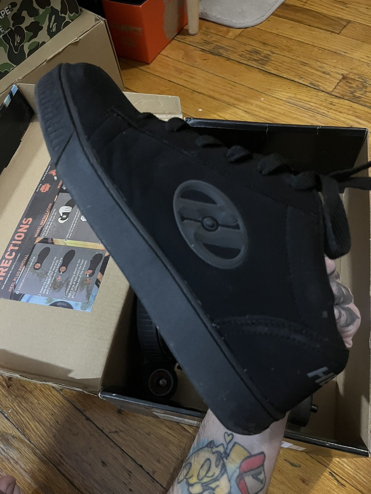 Heelys Black heelys low top sneakers Size US 10 / EU 43 - 3 Thumbnail
